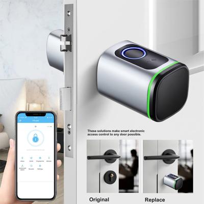 China Smart Cylinder Door Lock Tuya Ttlock Biometrisch Euro Standard Elektronische vingerafdruk Smart Card Ontsluiting Te koop