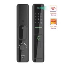 China 10-Group Fingerprint Password and Card Access Smart Door Lock for Enhanced Home Security Te koop