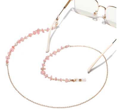 China Fashion Eyeglass Chain Holders Glass Bead Sunglasses Chain Holder for sale