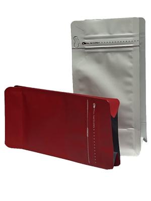 Κίνα 100-1kg Capacity Heat Seal Flat Bottom Coffee Bag Pouch With Full Matte προς πώληση