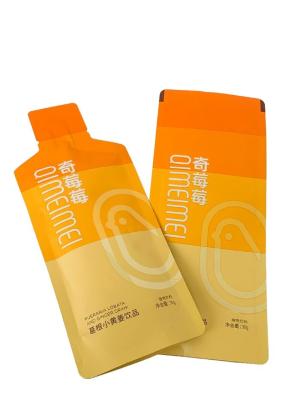 China Customized Shaped Pouch Food Grade Stand Up Packaging For 30g-150g Liquid for sale