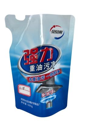 China Custom Shapes Shaped Pouch CMYK Printed Glossy Surface for Liquid for sale