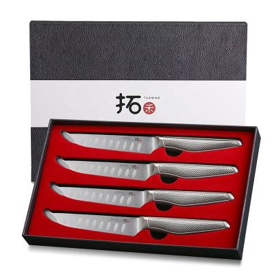 China Sustainable Germany Stainless Steel Steak Knife Set For Restaurant And Home Kitchen for sale