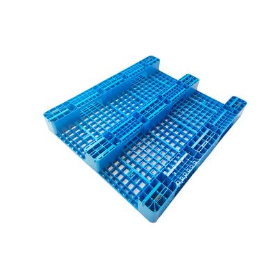 China 1450*1150*165mm Single Faced Tobacco Used Warehouse Customize Three Runners Plastic Grid Pallet for sale