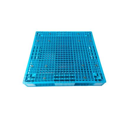 China Double Faced Blue Side Grid Pallet High Quality Factory Widely Used HDPE Manufacturing Various Double for sale