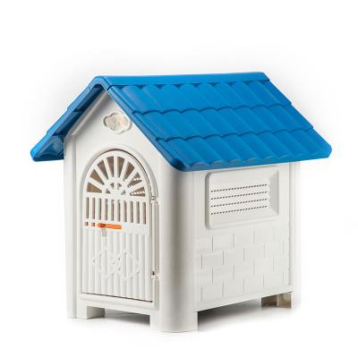 China Breathable Plastic 1/6 Dog House Pet House Waterproof Ventilate Puppy Shelter For Indoor Outdoor Use With Roof for sale