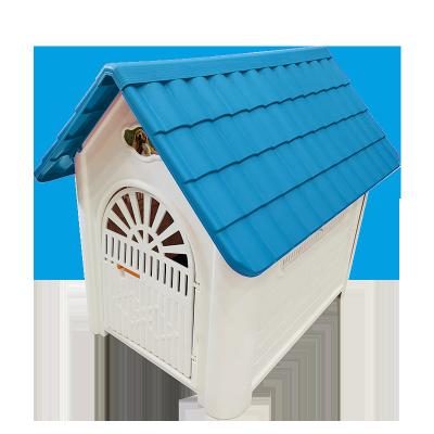 China Hot Sale Windproof Medium And Cold Waterproof And Pet Proof Big House With Exterior Plastic Door House for sale