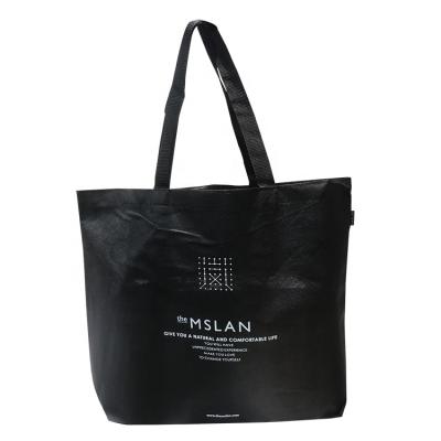 China Custom high quality non woven handled bolsas ecologicas reutilizables tote shopping bag for shoes packaging for sale