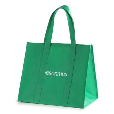 China Customized washable eco fabric promotional cheap reusable non woven shopping bag for sale