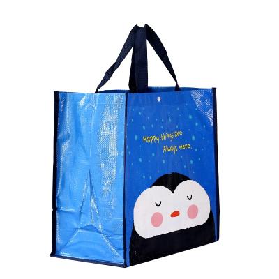 China Washable Polypropylene Eco - Friendly Shopping Laminated Bag Recycled PP Woven Bag for sale