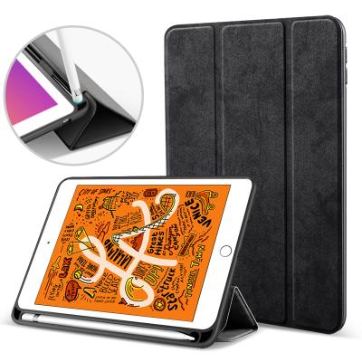 China Lightweight Lightweight iPad 7th Generation Smart Cover with Pen Slot Perfect Protection for iPad 10.2 2019 for sale