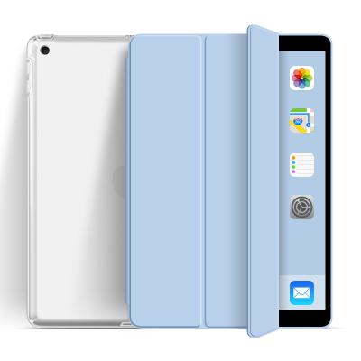 China Transparent Cover Eco-friendly Smart Case For iPad 10.2 2019 7th Gen Soft TPU Leather Case For iPad 10.2 inch for sale