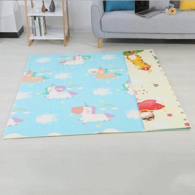 China Wholesale Non-Toxic Xpe Waterproof Non-slip Thicken Foam Baby Foldable Game Mat Early Learning Cognitive Playmat For Large Baby Play Mats for sale