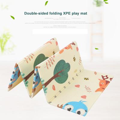 China XPE Baby Non-Toxic Foldable Game Mat Carpet Children Crawling Puzzle Mat Playmat Baby for sale