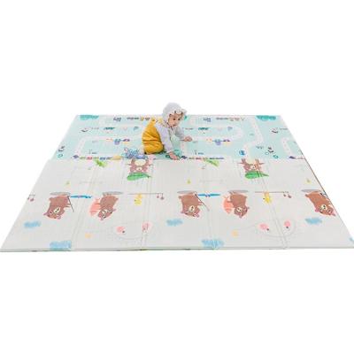 China 2022 Non-Toxic Most Popular Cheap Baby Play Mats Xpe Folding Children's Personalized Game Mats for sale