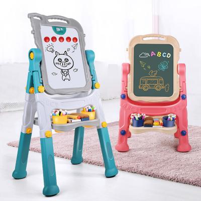 China Mini Dry Erase Books Children Plastic Foldable Easel Hot Sale Doodle Magic Painting Writing White Board Magnetic Stand Drawing Toys for sale