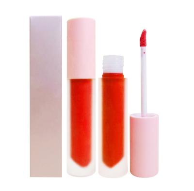 China Waterproof Professional Wholesale Vendors Vegan Matte Lip Gloss Liquid Pink Lipstick for sale