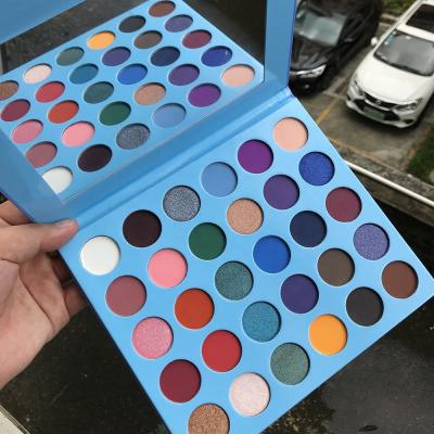 China Nude 30 Colors Top Dye Book Waterproof Eyeshadow Palette Waterproof Eyeshadow Palette In Cheap Wholesale for sale