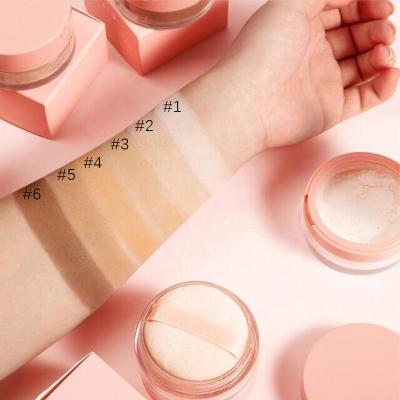 China OEM Loose Powder Moisturizer Face Loose Powder Packaging Translucent Powder Setting Private Label for sale