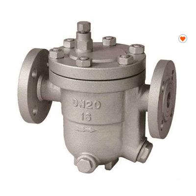 China General TKFM Flanged Delta Venturi Bucket Type Thermodynamic Steam Traps Drain Valve With Filter for sale