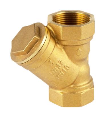 China Engineering general special brass inner thread filter y-type valve all tap water filter copper valve for sale