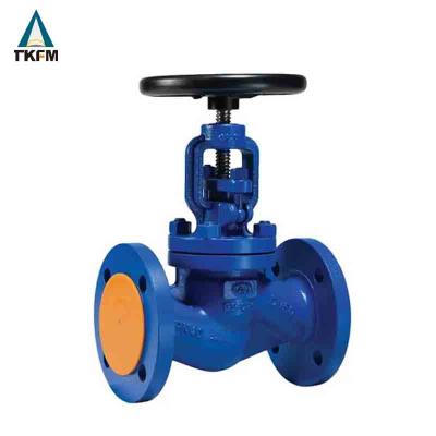 China General type water flange bellows seal GB manufacture steel cast iron globe stop valve dn40 supplier for sale