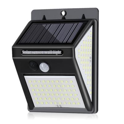 China 140 Led Wall Sensor Light Solar Garden Waterproof Super Bright Outdoor Garden for sale