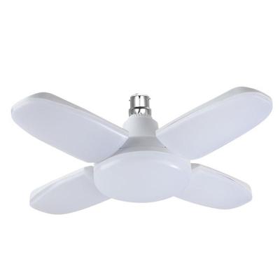 China 2020 Residential New Foldable Fan Blade LED Pendant Lights No Blink B22 E27 LED Bulb 220V 360 Degree Angle Adjustable Ceiling Garage Lamp for sale