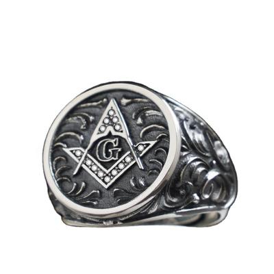 China Exquisite New Appreance Men's Rings Fashion Vintage Men's Punk Ring Jewelry for sale