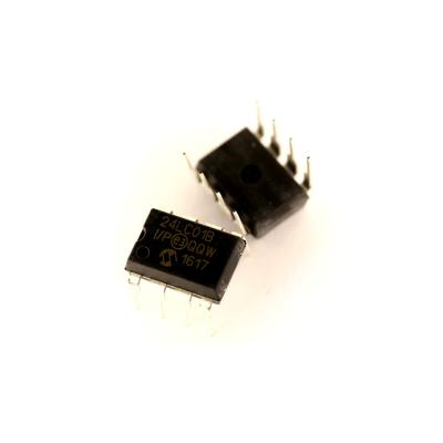 China New 24LC01B-I/P standard original microcontroller, IC, DRAM IC DIP-8 integrated circuit DIP8 for sale