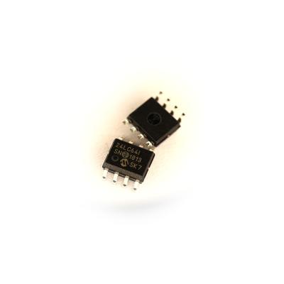 China New 24LC64-I/SN standard original microcontroller, IC, DRAM IC SOIC-8 integrated circuit SOP8 for sale