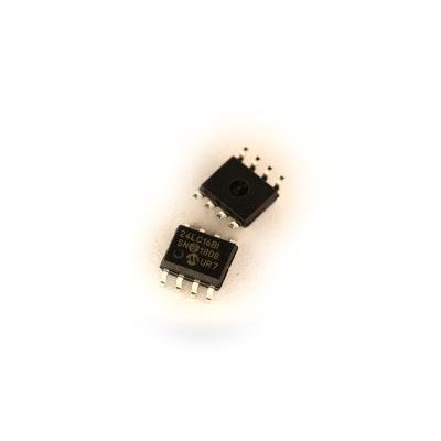 China New 24LC16B-I/SN standard original microcontroller, IC, DRAM IC SOIC-8 integrated circuit SOP8 for sale