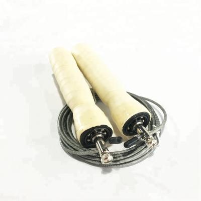 China Premium Gym PVC Leather Coated Fitness Jump Rope for sale