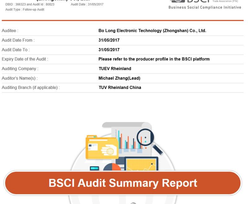 BSCI - ISMART ELECTRONIC TECHNOLOGY CO., LTD.