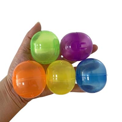 China Wholesale Egg Ball Recycled Kid's Toy 4.7*5.5cm Oval Shape Twisted Capsule For Vending Machine for sale