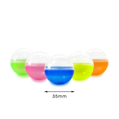 China Children's toys plastic toys 35mm diameter empty capsule ball toys for vending machine for sale