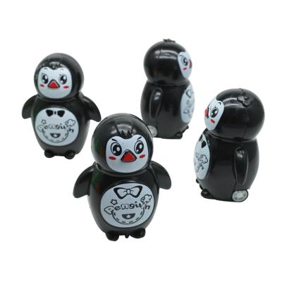 China Children's Toys Children Amaze Egg Toys Pull Back Cartoon Penguin Toys For Promotional for sale