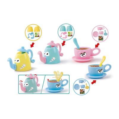 China Funny Tea Set DIY Educational Toy 2 Models Happy Self Assembly Toys For Children for sale