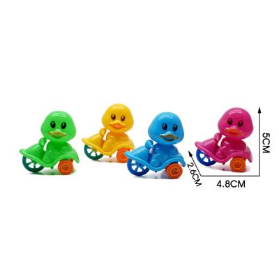 China Environmental Cute Duck Plastic Sliding Free Wheel Toys For Promotional for sale