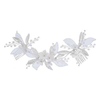 China Eco-friendly 2020 New Women Hair Accessory Rhinstone Wedding Bridal Hair Comb For Girls for sale