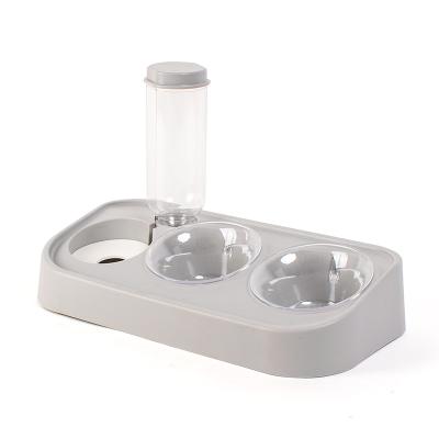 China Eco-Friendly Food Grade PP 500ML Sustainable Pet New Products Small Dog Cat Food Bowl With Water Bottle for sale