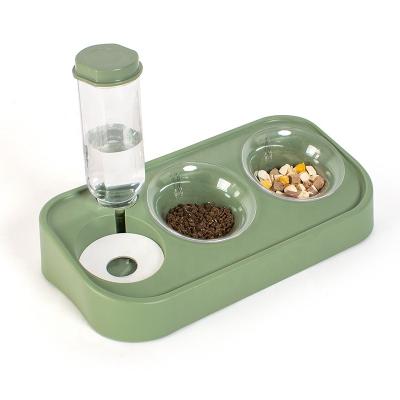 China Eco-friendly PP Sustainable Cat Food Bowl With Water Mixing Bowls Eating Bowl Set for sale