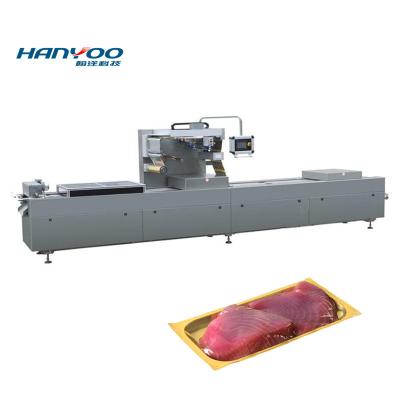 China DPS-320/420/520 Automatic Thermoforming Vacuum Meat Food Skin Packing Machine en venta