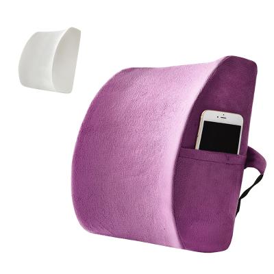 China Plush Lumbar Support Ergonomic Back Waist Combination Cushion - Postur Correct Pillow Postur Promotion Cushion - Anti-static Medium Short Support for sale