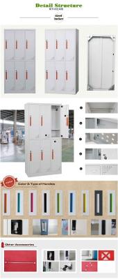 China Professional  steel company lockers FYD-G008 made in China,Recessed hanlde,Orange,handle for sale