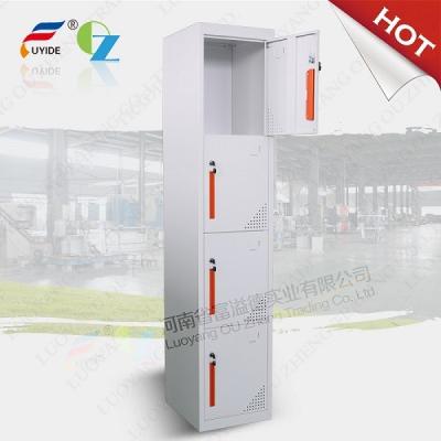 China Single row Four door steel locker FYD-G004,H1850XW380XD450mm,Electrostatic Powerer coating for sale