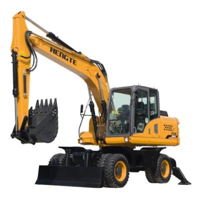 China Construction worksÂ   Wheel Excavator HT155W HENGTE 15ton Wheel Excavator for sale