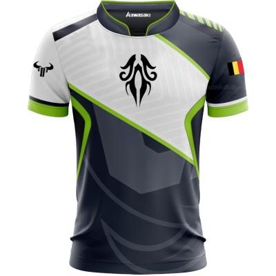 China Wholesale breathable gaming clothing 2019 e-sports uniform kits all over printed e sports tank top for sale