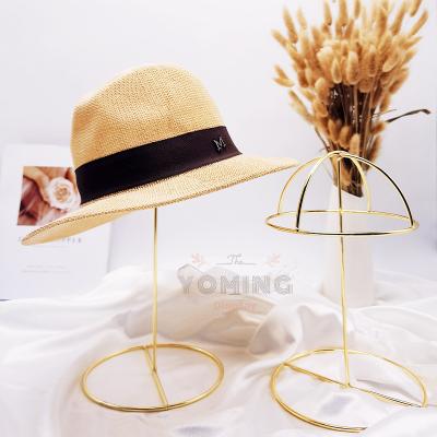 China Shop Display Home Decor Metal Jewelry Display Rack Hat Earring Gold Display Rack Bracelet Necklace Jewelry Display Rack for sale