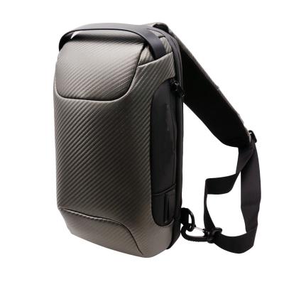 China Black Business Registance Casual Bag Custom Anti-theft Dustproof Sling Shockproof Water Cross - Body Backpack Waterproof Messenger Sling Bag for sale